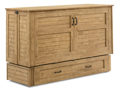 Parker Cabinet Bed, Brown - Queen Size | Armoire-lit Parker, brune - format grand lit