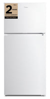 Midea 27.5” 16 Cu. Ft. Top Mount Freezer Refrigerator – White - MRT16D2BWW