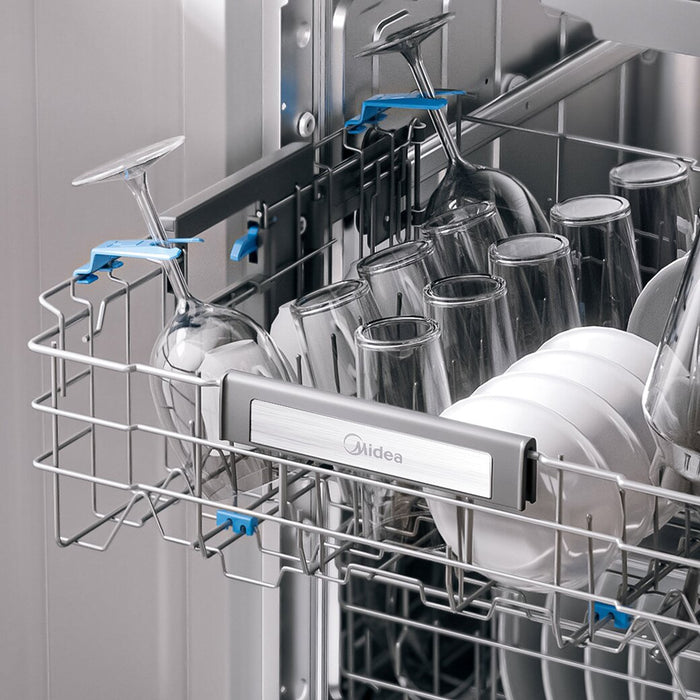 Midea 24\" Top Control Dishwasher with 3-Stage Total Drying – Stainless Steel - MDT24P3CST