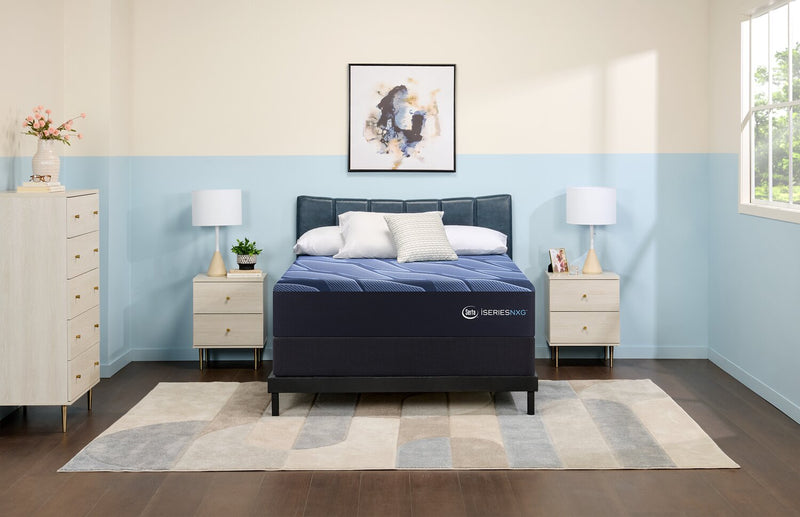 Serta® iSeries NXG1400 Luxury Tight Top Plush Queen Mattress Set