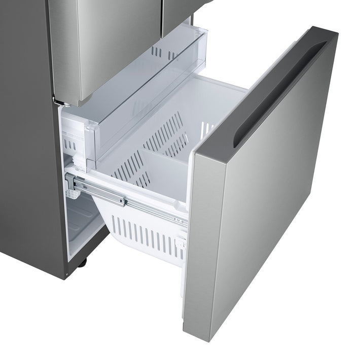 LG 33\" 21 Cu. Ft. French 3-Door Refrigerator – Fingerprint Resistant Stainless Steel - LF21C6000V