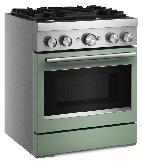 KitchenAid 4.1 Cu. Ft. Dual Fuel Range with No Preheat Air Fry Mode – Cardamom - KFDS930SDC