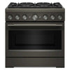 KitchenAid 5.1 Cu. Ft. Dual Fuel Range with No Preheat Air Fry – Black Ore - KFDS936SBE