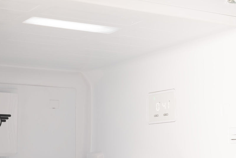 Unique Classic Retro 24\" 11 Cu Ft. Top Freezer Refrigerator – Summer Mint Green - UNQ-310L LG TM