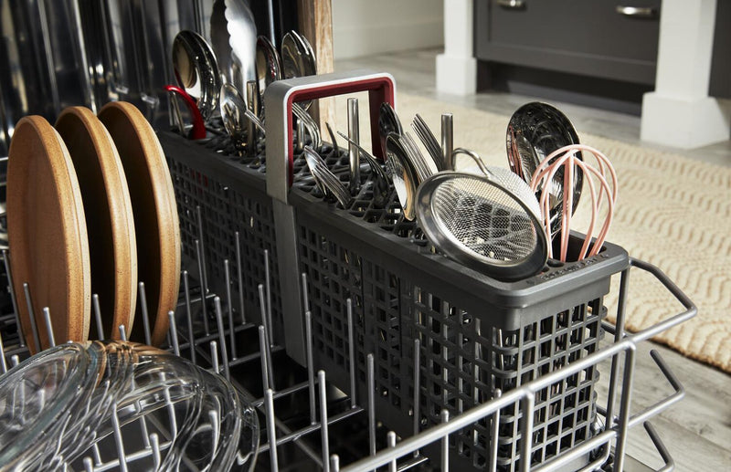 KitchenAid 24\" 47 dBA Dishwasher with Third Level Utensil Rack - White - KDFS224SWH 