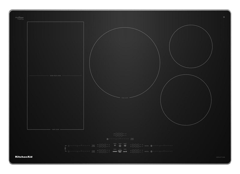 KitchenAid 30\" 5-Element Induction Cooktop - Stainless Steel - KCIT730SSS