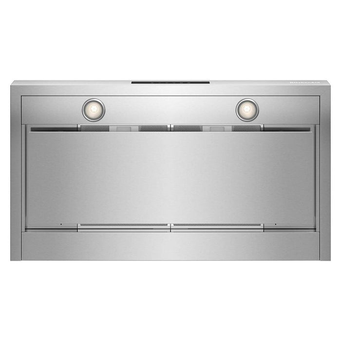 KitchenAid 36\" Wall-Mount 4-Speed Canopy Range Hood – Stainless Steel - KVWC736SSS