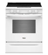 Whirlpool 30\" 5.3 Cu. Ft. Smart Electric Range with Air Cooking - White - YWSES4530TW