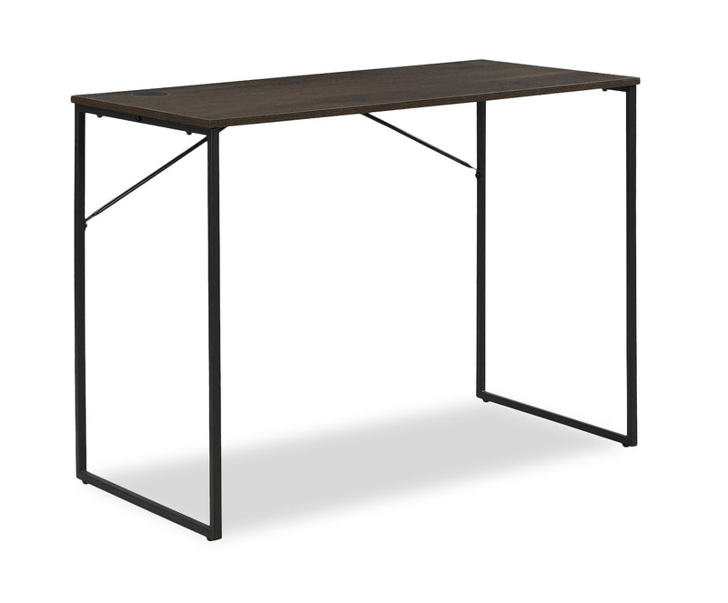 Fraser 39.3\" Office Desk with Cable Management and Adjustable Feet – Walnut 