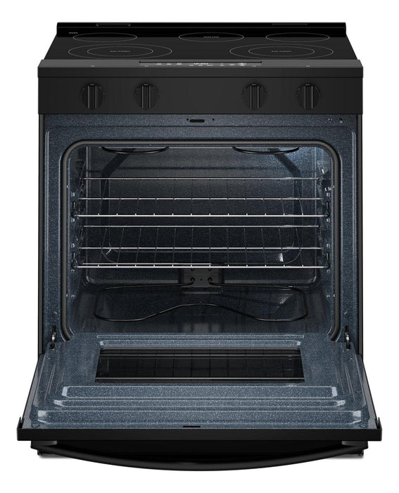 Whirlpool 30\" 5.3 Cu. Ft. Electric Smart Range with No Preheat Mode – Black - YWSES3330TB