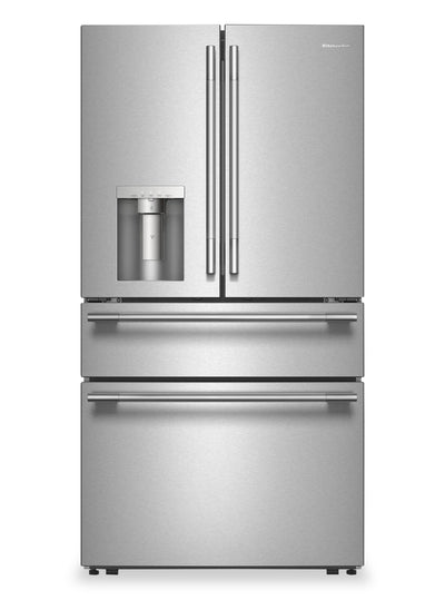 Kitchenaid 29 Cu. Ft. French Door Refrigerator – Stainless Steel - KRMF436SPS | Réfrigérateur KitchenAid de 29 pi3 à portes françaises - acier inoxydable - KRMF436SPS