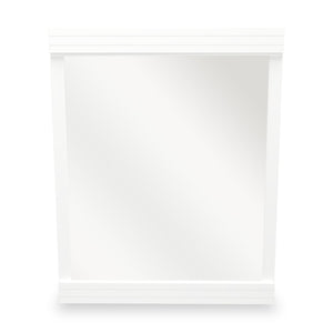 Riley Bedroom Dresser Mirror, Made in Canada - White