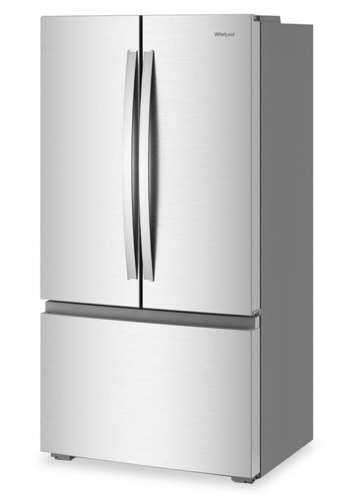 Whirlpool 36\" 24 Cu. Ft. True Counter Depth French Door Refrigerator – Stainless Steel - WRFC3036RZ