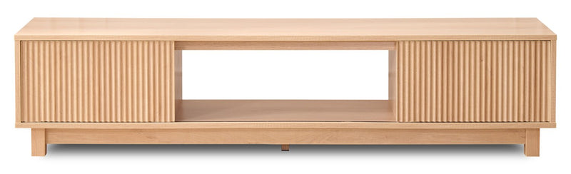 Sylvie 70\" Modern TV Stand with Storage for TVs up to 70\" - Natural Oak