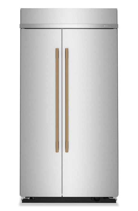 Kitchenaid 42\" 25.5 Cu. Ft. Built-In Side-by-Side Refrigerator – Stainless Steel - KBSN742SPS