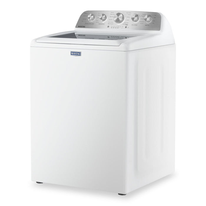 Maytag 5.4 Cu Ft. Top Load Agitator Washer with Pet Pro Option – White - MTW5605RW