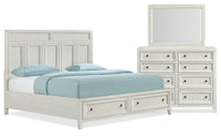 Casa 5-Piece King Bedroom Set - White 