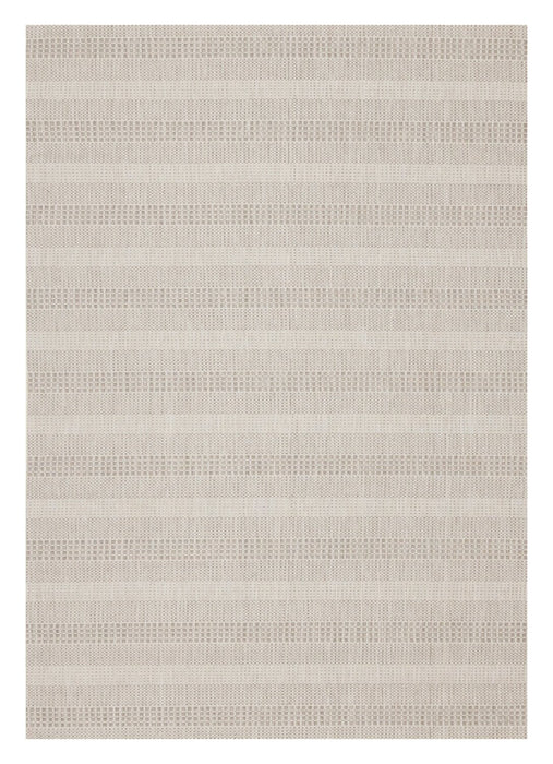 Lira 5'3\" x 7'7\" Striped Outdoor Rug – Cream 