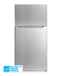 Danby 27.56” 14.2 Cu. Ft. Apartment Size Top Mount Refrigerator - Stainless Steel - DFF142E1SSDB 	 