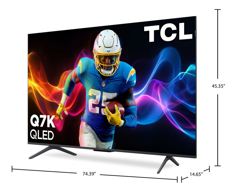 TCL 85\" Q79K QLED 4K UHD Smart Google TV (85Q79K) – 2025 Model