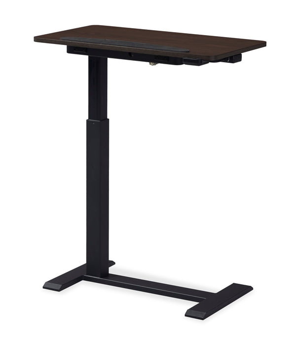 Aaron 26.77\" Portable Lift-Top Office Desk with Adjustable Height - Walnut