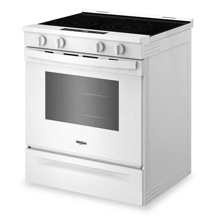 Whirlpool 30\" 5.3 Cu. Ft. Electric Range with Air Cooking – White - YWSES5030SW