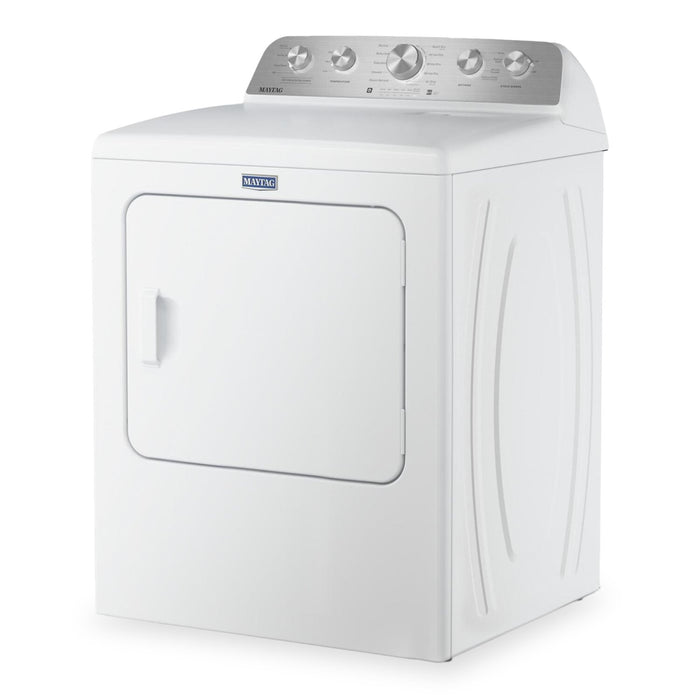Maytag 5.4 Cu Ft. Top Load Washer with Pet Pro and 7.0 Cu Ft. Gas Dryer – White 