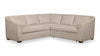 Envy 2-Piece Chenille Fabric Right-Facing Sleeper Sectional - Almond Beige