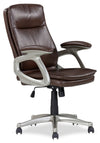 Sealy® Dimitri 29” Adjustable Office Chair - Brown