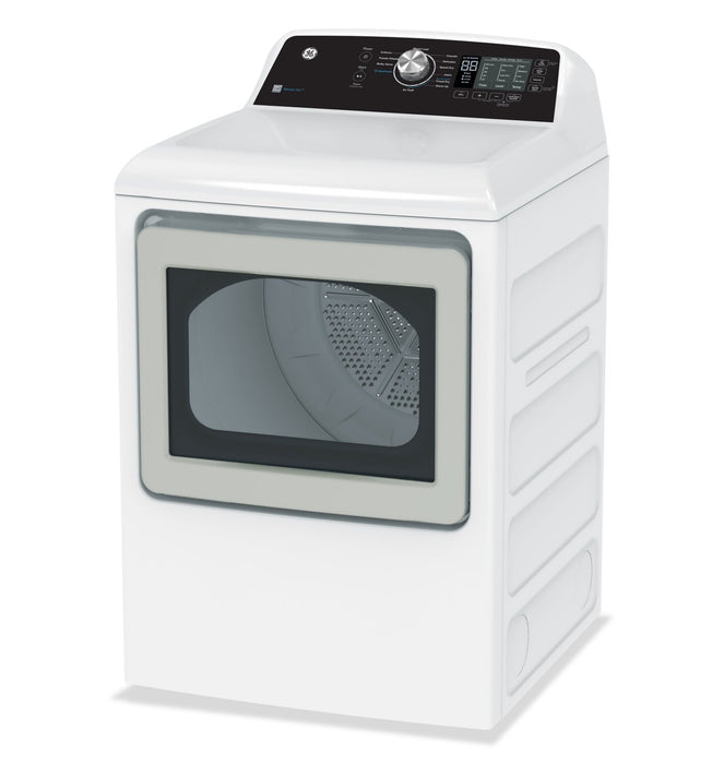 GE 5.3 Cu. Ft. Top Load Washer and 7.4 Cu. Ft. Gas Dryer - White
