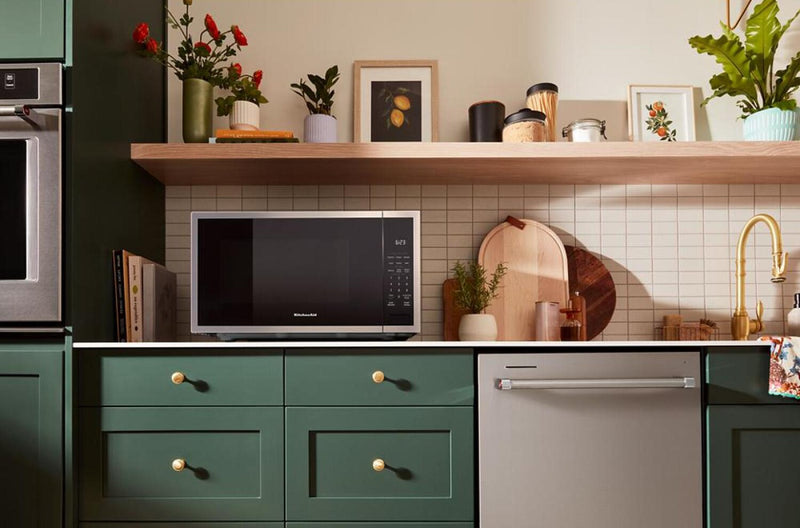 KitchenAid 1.6 Cu. Ft. Countertop Microwave – PrintShield Stainless Steel - YKMCS122SPS