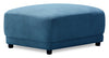 Voyage Modular Fabric Ottoman – Blue