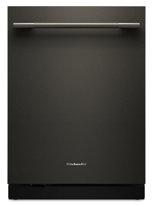 KitchenAid 24\" 44 dBA Dishwasher with 360° Max Jets™ Third Rack – Black Ore - KDTS624SBE