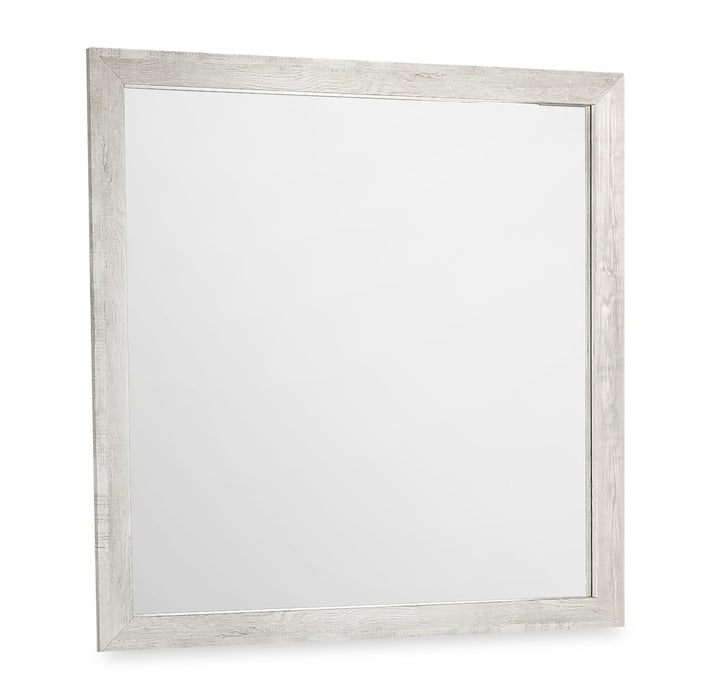 Aspen Bedroom Dresser Mirror, Attachable, Wall Hanging - Grey