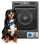 Maytag 5.8 Cu. Ft. Pet Pro Smart Front-Load Washer - Volcano Black - MFW7020RU