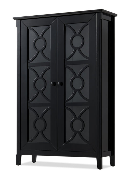 Stella 31.5\" Storage Accent Cabinet – Black