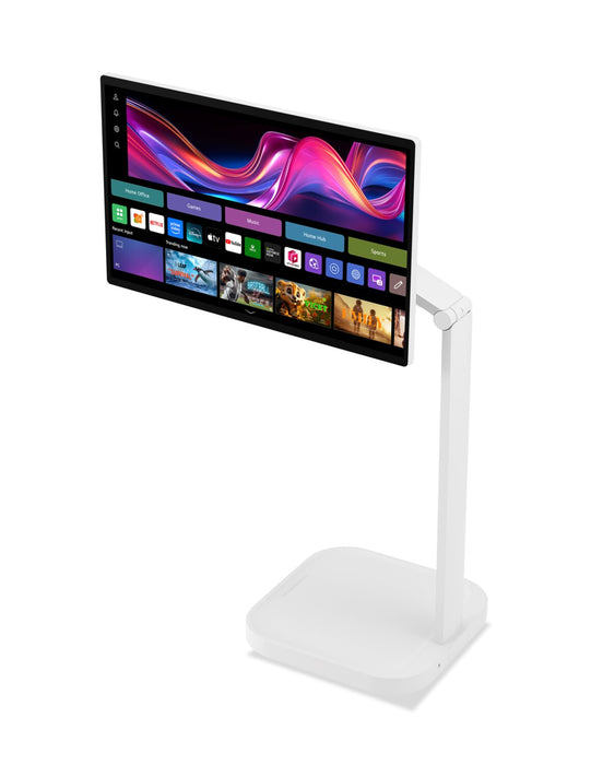 LG 32\" 4K UHD IPS Touchscreen Smart Monitor Swing with Rolling Stand (32U889SA-W.ACC)