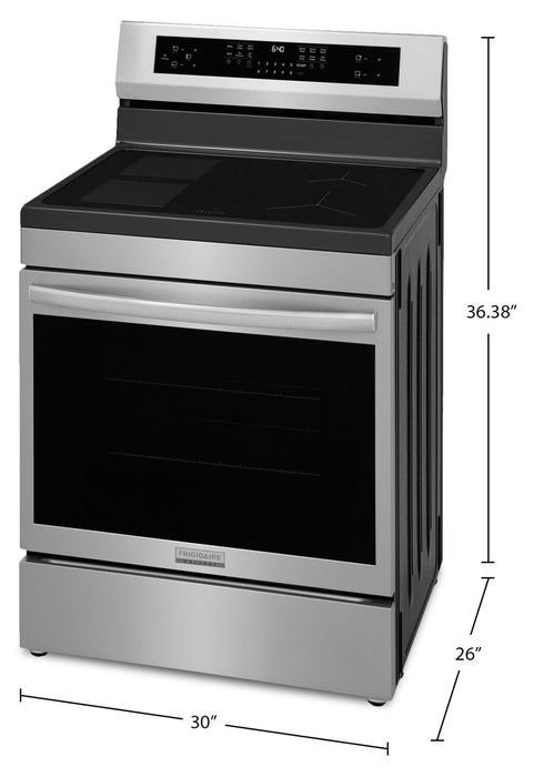 Frigidaire Gallery 5.3 Cu. Ft. Front Control Induction Range - Stainless Steel - GCRI306CBF