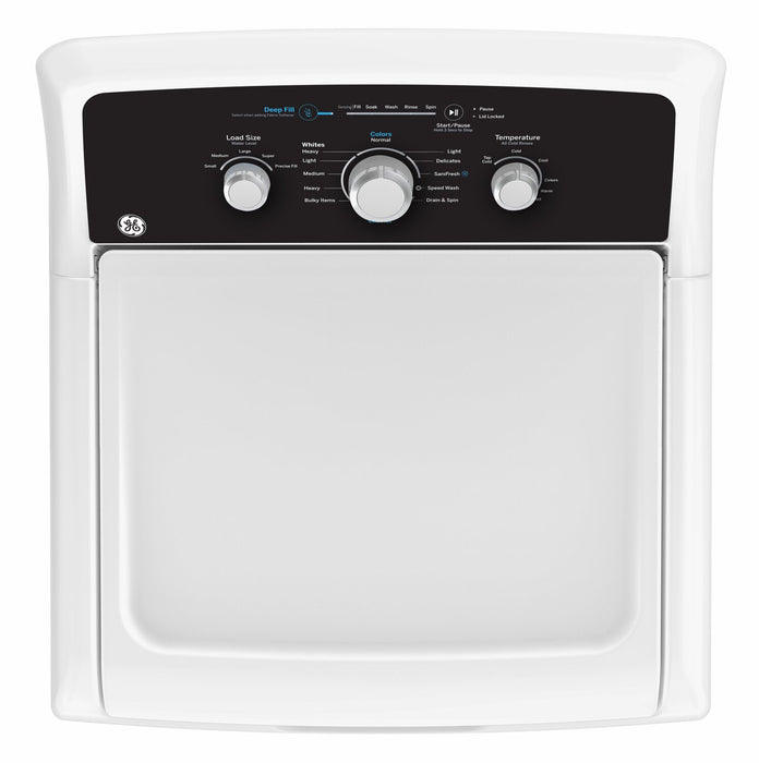 GE 4.4 Cu Ft. Top Load Washer – White - GTW334BMRWS