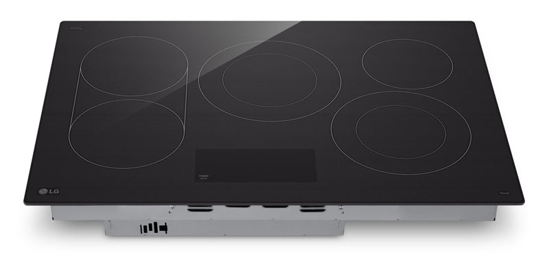 LG 30\" 5-Element Electric Cooktop with UltraHeat™ 3.2kW Element - Black - CBEW3017BE