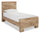 Derekson Panel Bed for Kids, Natural - Twin Size