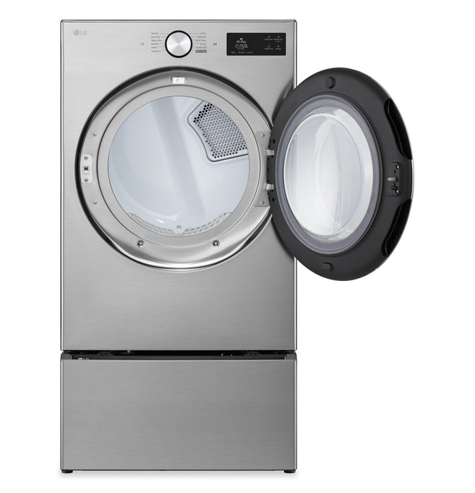 LG 7.4 Cu. Ft. Smart Front-Load Electric Dryer with AI Sensory Dry - Graphite Steel -  DLEX5800V