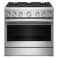 KitchenAid 5.1 Cu. Ft. Dual Fuel Range with No Preheat Air Fry – Stainless Steel - KFDS936SSS