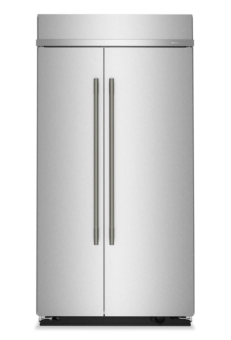 Kitchenaid 42\" 25.5 Cu. Ft. Built-In Side-by-Side Refrigerator – Stainless Steel - KBSN742SPS
