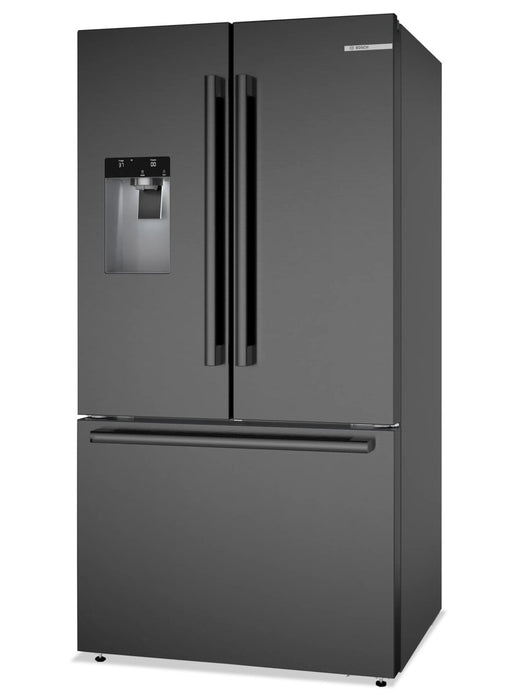 Bosch 21.6 Cu. Ft. French-Door Bottom Mount Refrigerator - Black Stainless Steel - B36CD52SNB