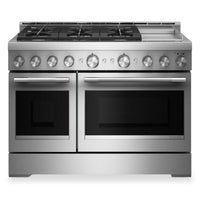 KitchenAid 6.3 Cu. Ft. 6 Burner Commercial-Style Gas Range – Stainless Steel - KFGD948SSS