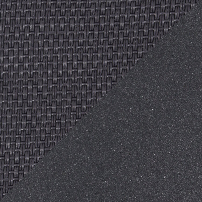 Tuscany Outdoor Patio Lounger with Adjustable Backrest - Metal, UV & Weather Resistant - Grey/Black