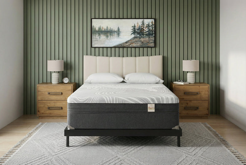 Springwall Spa 8 Firm Smooth Top Full Mattress in a Box Set