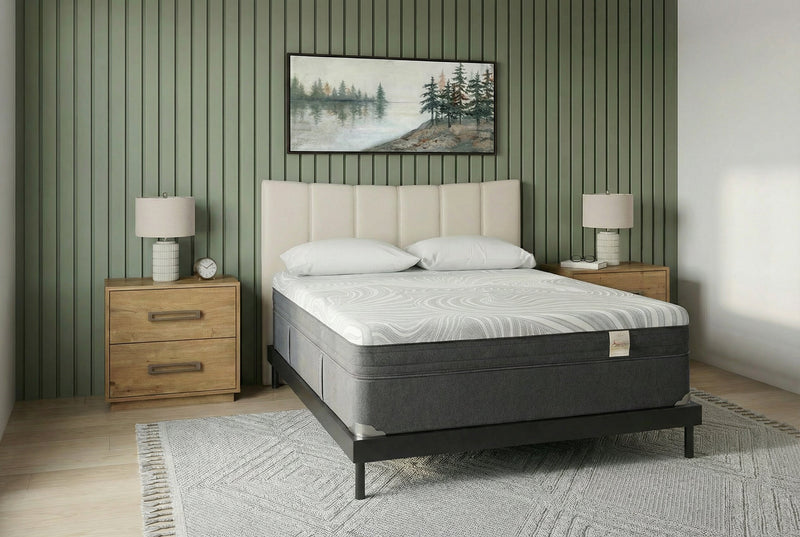 Springwall Spa 8 Firm Smooth Top Full Mattress in a Box Set
