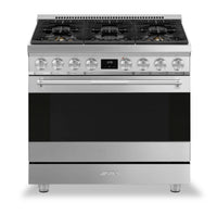 Smeg 4.6 Cu. Ft. Professional Gas Range - SPR36UGMX